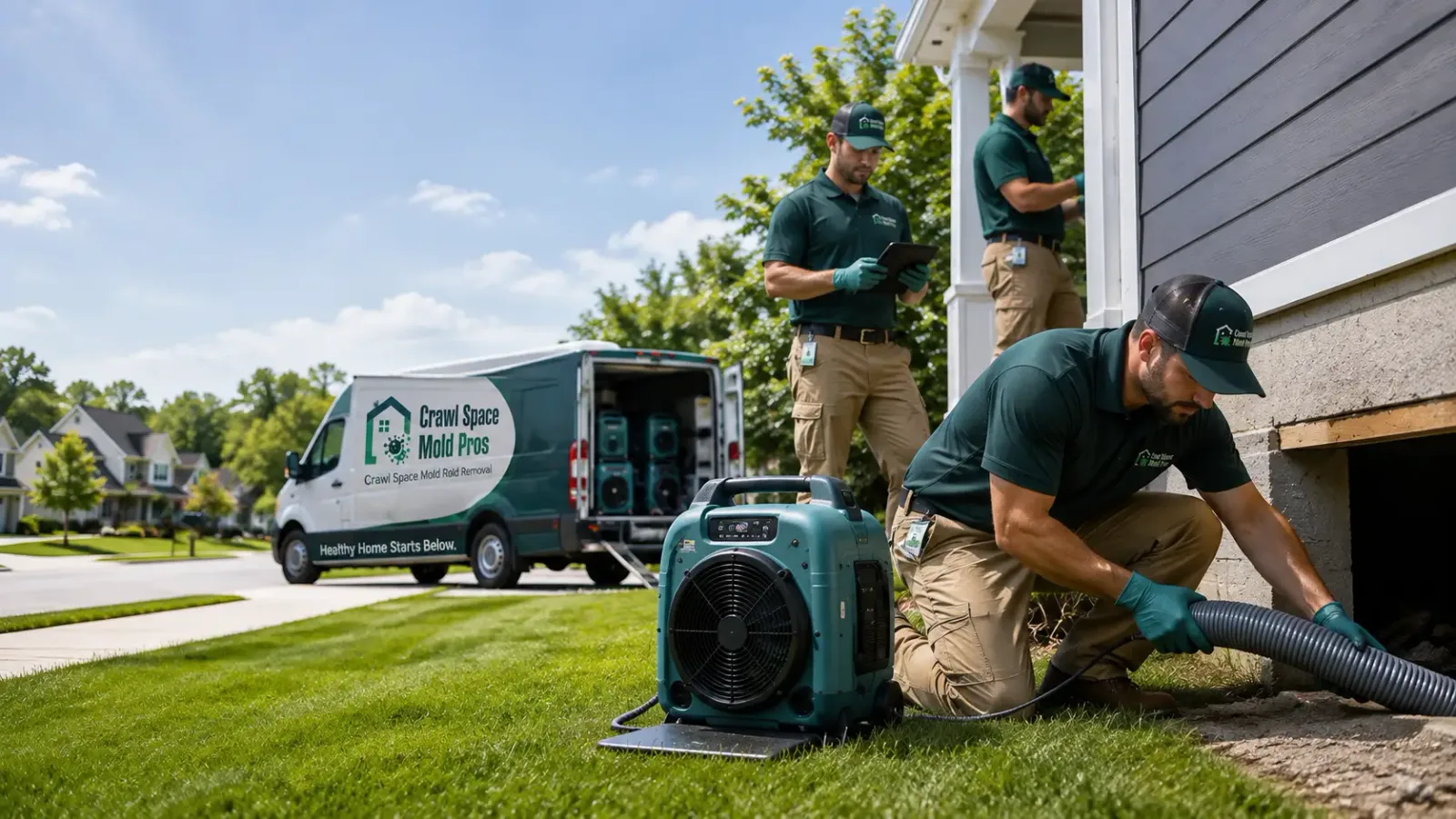 Crawl Space Mold Removal in Pleasanton, CA